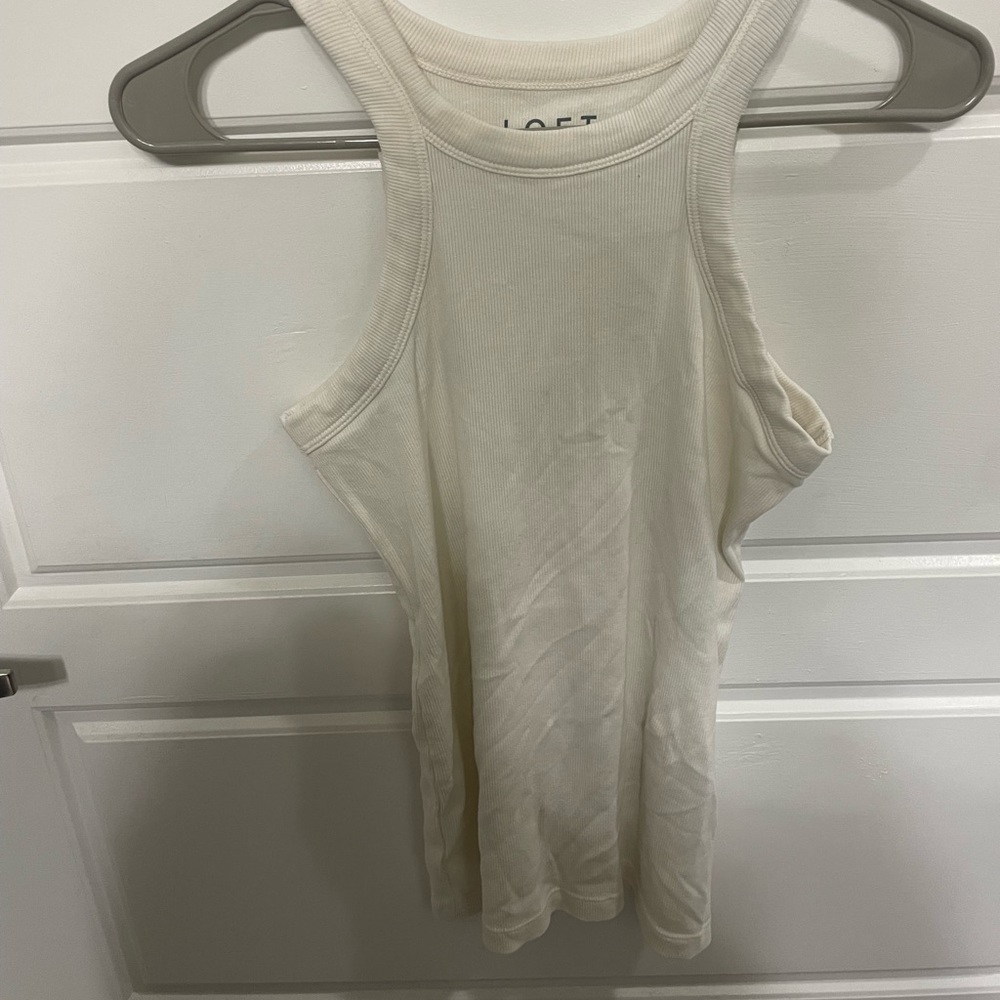 Two Loft High Neck Tank Tops